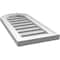 Ekena Millwork Octagonal Top Surface Mount PVC Gable Vent w/ 2"W x 1-1/2"P Brickmould Frame, 12"W x 26"H GVPOT12X2602SF - alternate 3